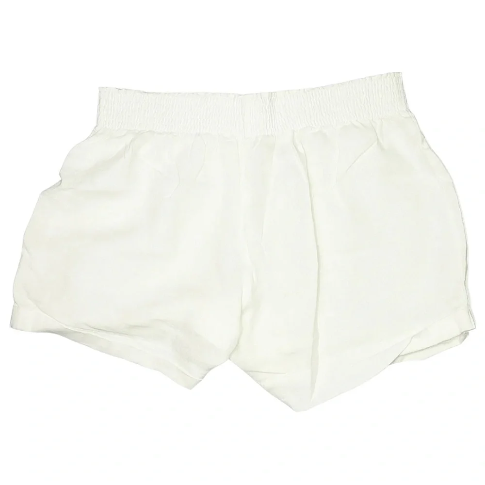 Reformation 100% Linen High Rise White Cuffed Bloomer Short Size XL - Picture 2 of 3